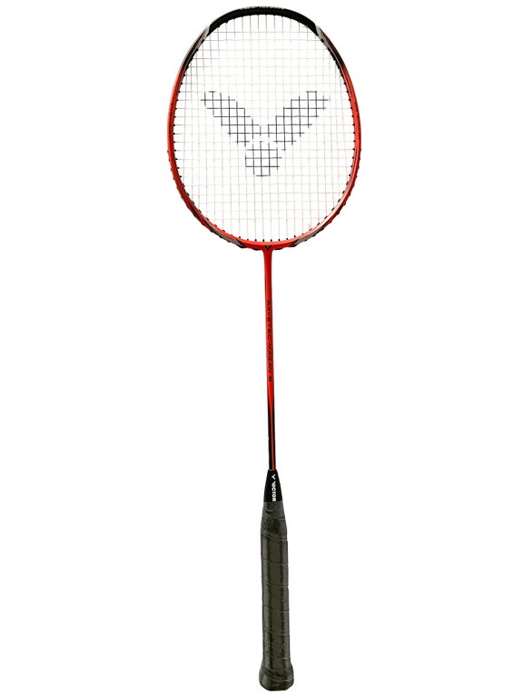 Victor Badmintonschläger Wavetec Magan 9 (ausgewogen, flexibel) orange - besaitet -
